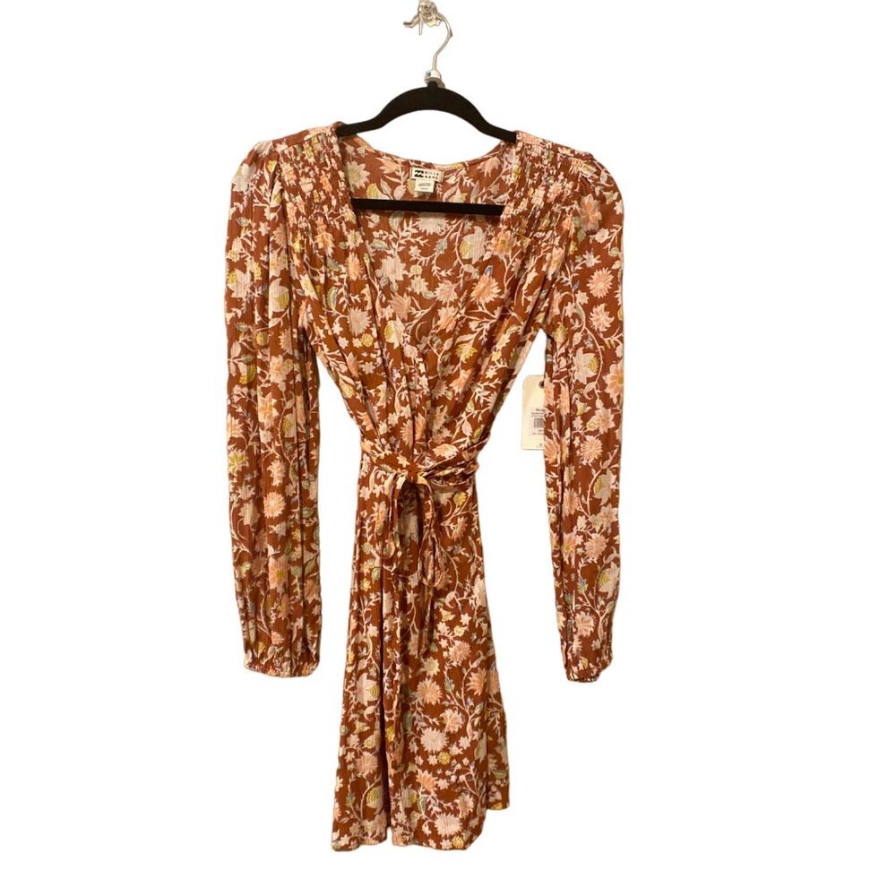 NWT BILLABONG Spring Romance Mini Wrap Dress, size Medium/10 - Picture 2 of 7